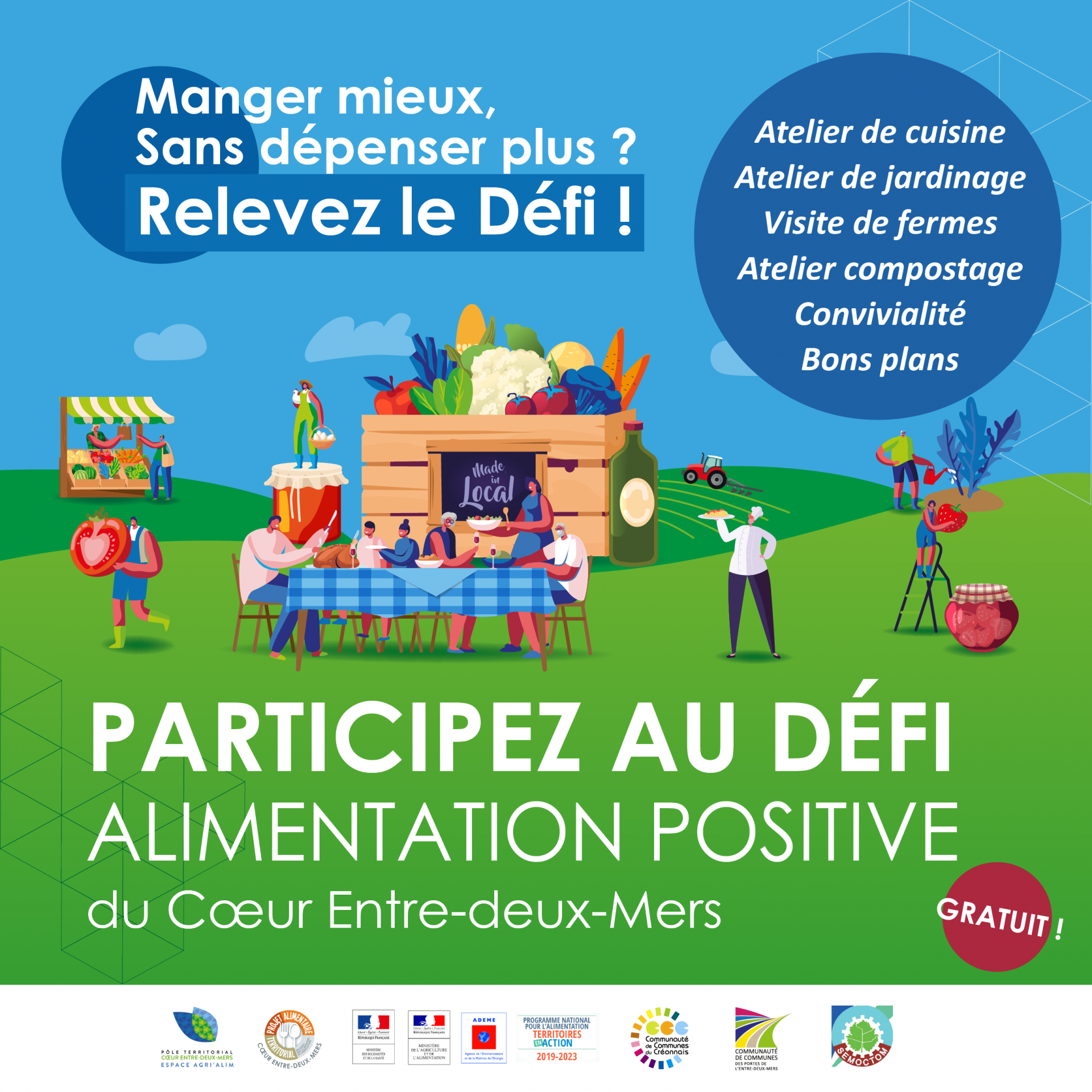 Affiche recrutement familles 